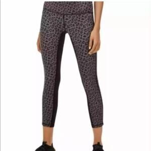 Anthropologie Allfenix charcoal jagger 7/8 leggings S NWT